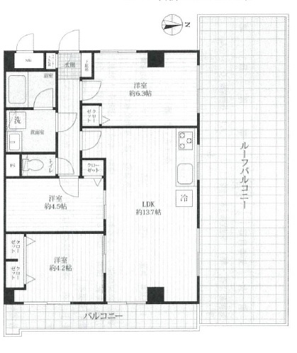 【間取り】 | ライオンズマンション西新井