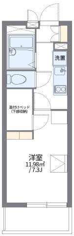 代表的な間取のため実際の間取とは異なる場合があります