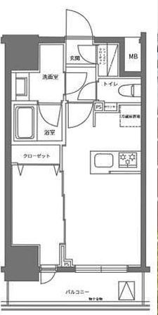 シティインデックス神田の間取り