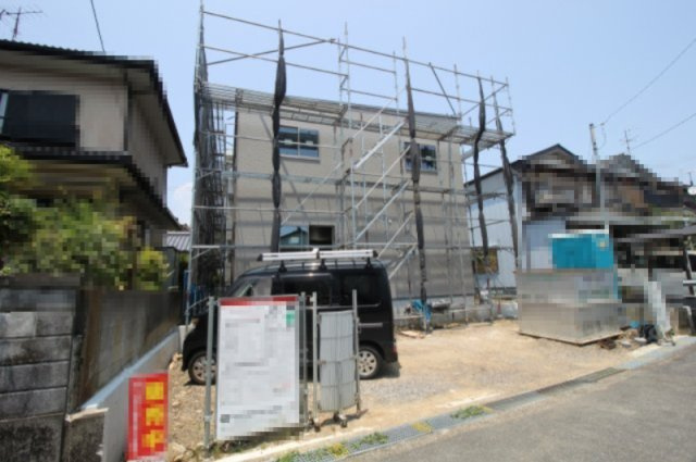 高知市朝倉西町1丁目　新築戸建　⑥の外観|土地面積　147.70㎡（約44.坪）建物面積　104.88㎡（約31.72坪）