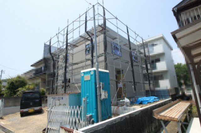 高知市朝倉西町1丁目　新築戸建　⑥の前面道路含む現地写真|南東側　公道　6.2ｍ　接面　11.5ｍ