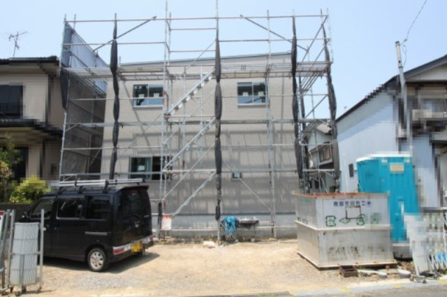 高知市朝倉西町1丁目　【特別価格　８月末まで】新築戸建　⑥の外観|土地面積　147.70㎡（約44.坪）建物面積　104.88㎡（約31.72坪）