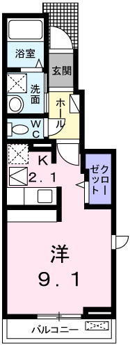 ワイズプランドールの間取り