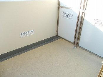 クレール姫路のバルコニー