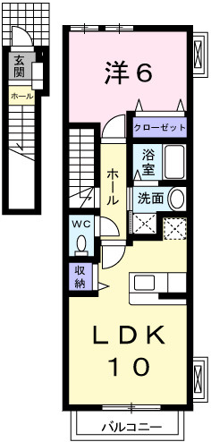メゾン・カルム・Ｍの間取り