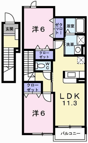 ベンファーターの間取り