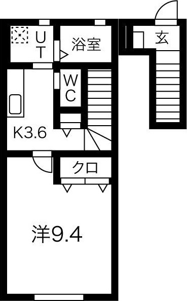 El alivio D棟の間取り