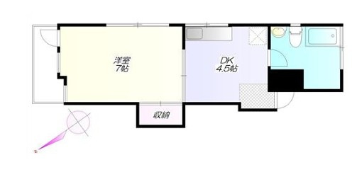 サンライズ小松の間取り
