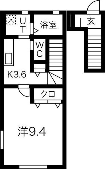 El alivio B棟の間取り