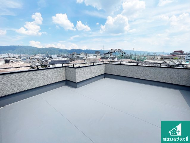 29(土)30(日)現地説明会！◆東大阪市岩田町　限定１邸のバルコニー|日当たりのよいバルコニー！お部屋が開放的に！