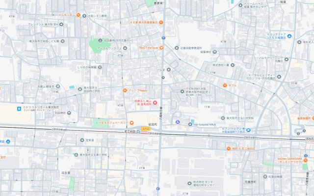 29(土)30(日)現地説明会！◆東大阪市岩田町　限定１邸の地図