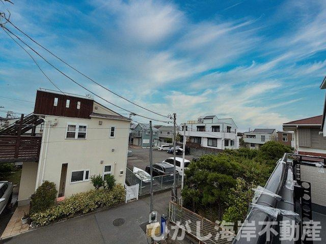 茅ヶ崎市東海岸南4丁目　新築戸建　全5棟の展望|5月23日撮影　建築中　バルコニーからの眺望