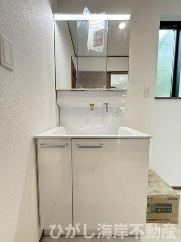 神奈川県茅ヶ崎市東海岸南４丁目戸建の玄関|5月23日撮影　建築中　玄関
