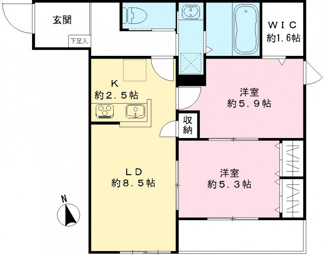 【間取り】 | ル　シエル