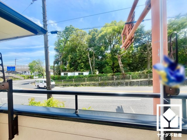 大津市神宮町のバルコニー