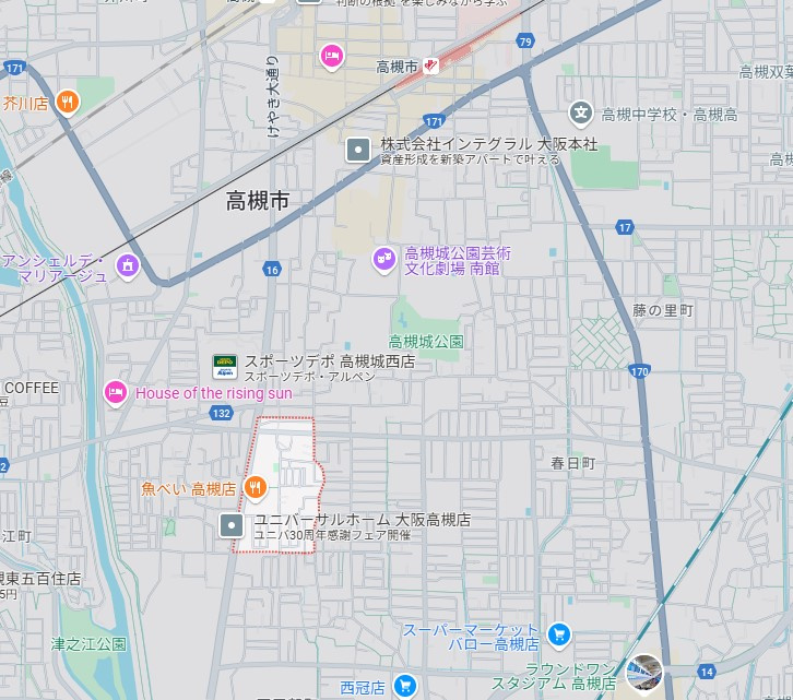 メゾンウエストリバーの地図