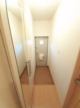 明るい玄関です
