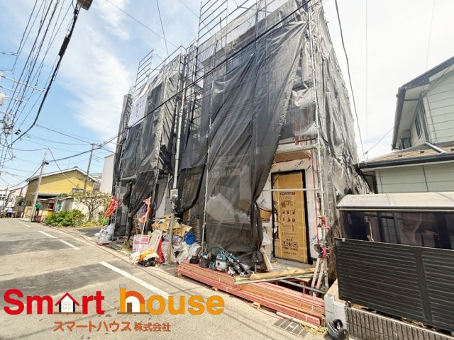 座間市相模が丘　新築2棟の前面道路含む現地写真