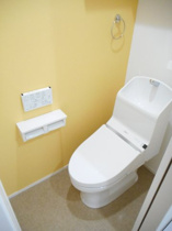 清潔感のあるトイレです