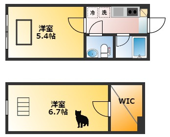 西東京市南町１丁目のアパートの間取り