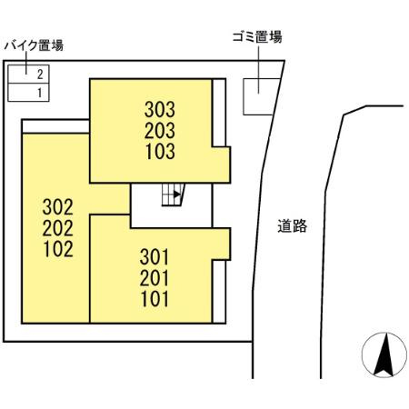 D Paina 登戸Ⅲの区画図