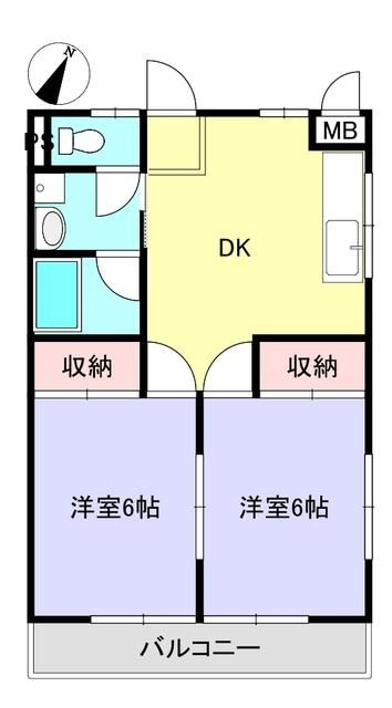 山澤マンションの間取り