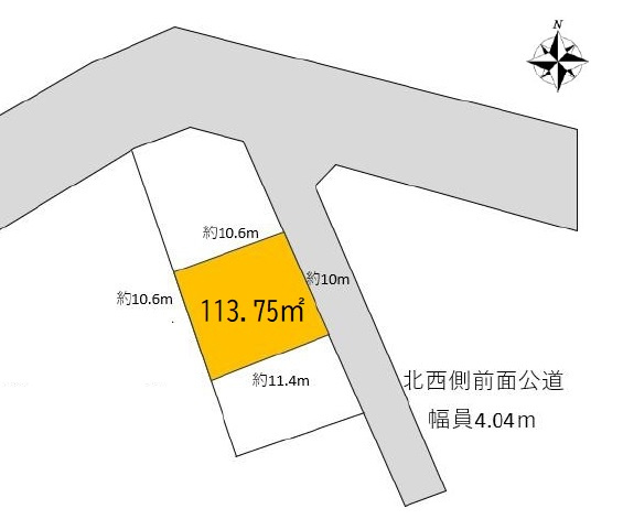 入間郡三芳町大字上富の売地