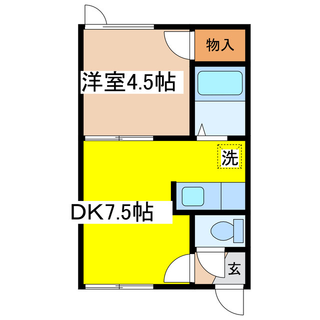 メールアルタイルの間取り