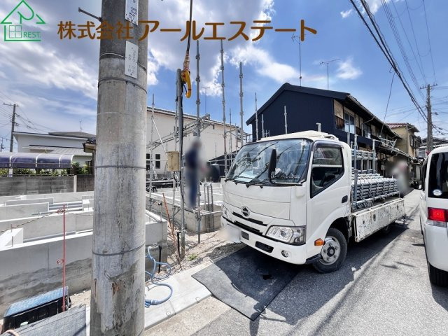 加古川市加古川町本町　　新築戸建　JR「加古川駅」徒歩13分の前面道路含む現地写真