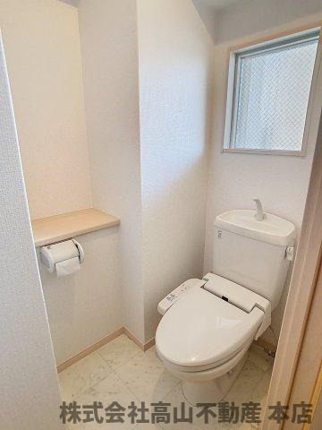 宗像市田熊４丁目の賃貸マンションのトイレ