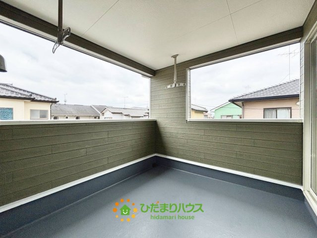 古河市駒羽根第2　新築一戸建て　クレイドルガーデンのバルコニー