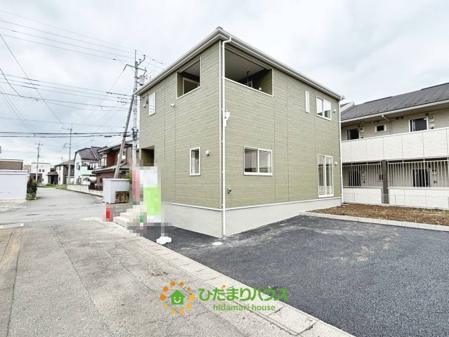 古河市駒羽根第2　新築一戸建て　クレイドルガーデンの前面道路含む現地写真|2026/08/07　撮影