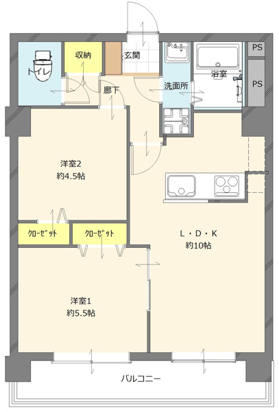 【間取り】 | 東峰マンション西公園☆仲介手数料無料☆