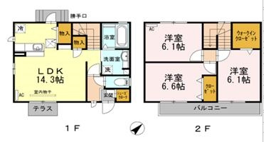 岡崎市柱曙１丁目の一戸建ての外観