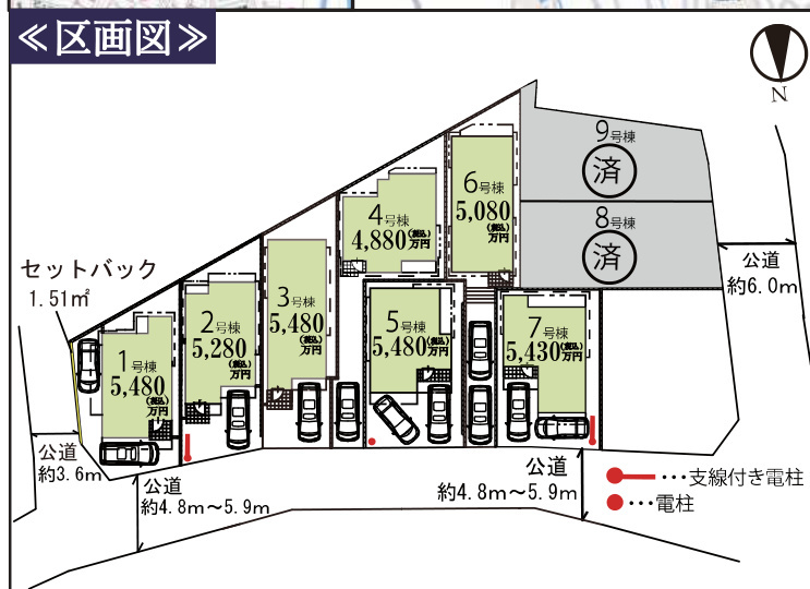 泉区中田南5丁目 新築戸建 4880万円