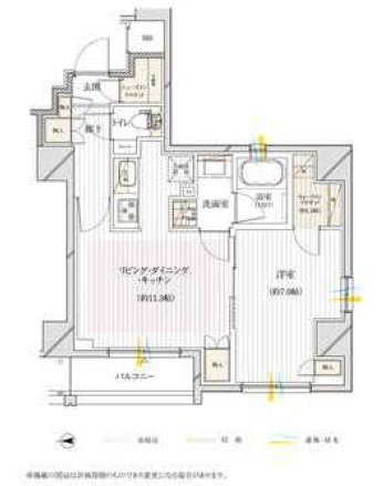 シティインデックス千代田秋葉原の間取り