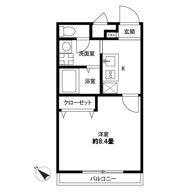 相模原市緑区橋本１丁目のアパート