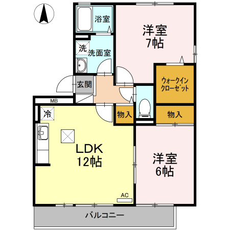 【間取り】 | セジュール田中
