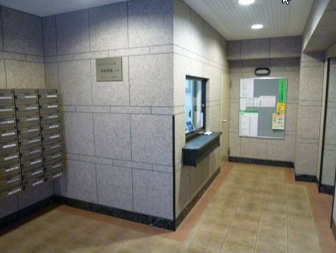 品川区西五反田８丁目の賃貸マンションのロビー|清潔なロビーです