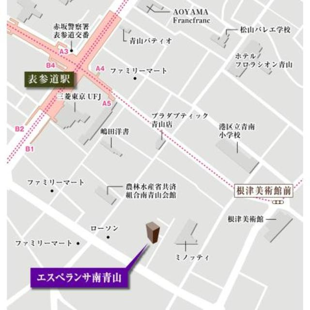 エスペランサ南青山の地図