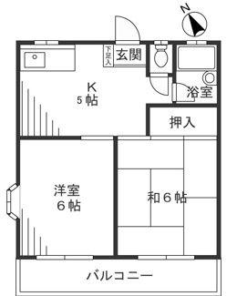 【間取り】 | ルミネコーポラス久末
