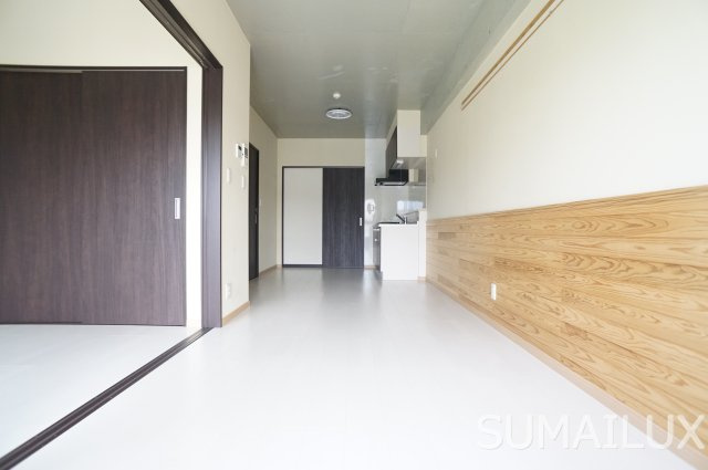 熊本市中央区上林町の賃貸マンションの居間・リビング