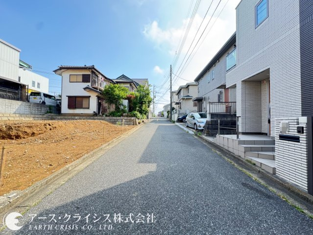 【前面道路含む現地写真】 | 柏市花野井25期 | のんびりした毎日を送りたい方にもおすすめ♪好きなスタイルで自由のに建築できるのも嬉しいポイント！