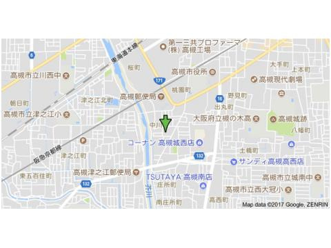 春日丘ハイツA棟の地図