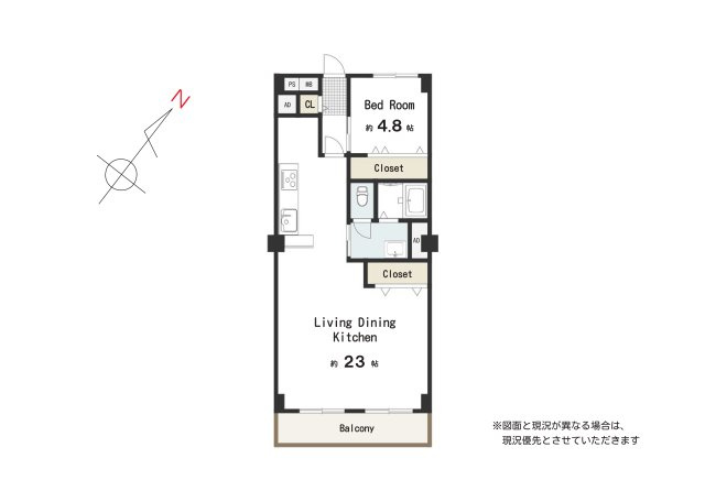 ディックピア鶴瀬の間取り