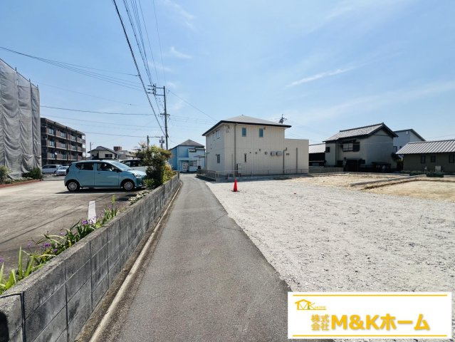 半田市清水東町　全2棟　1号棟の前面道路含む現地写真|R8.5.13撮影　前道約4ｍ！