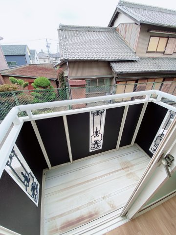 ファミールユタカ　Aのバルコニー