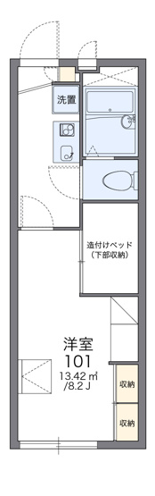 【間取り】 | レオパレス御笠川NORTH | 画像2