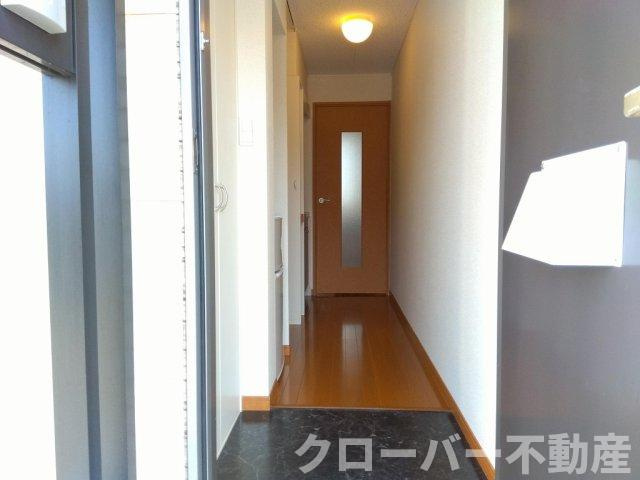 レオパレスハッピネスⅡの玄関