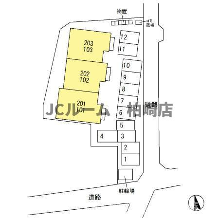 シュエット フルールの区画図